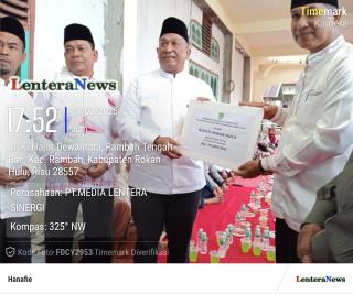 Safari Ramadhan di RTB Bupati Rohul Komitmen Pembangunan dan Kepedulian Sosial 